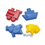 Galery – Jogo dantoy moldes areia 4 modelos 12 cm caixa de 32 unidades sortidas0