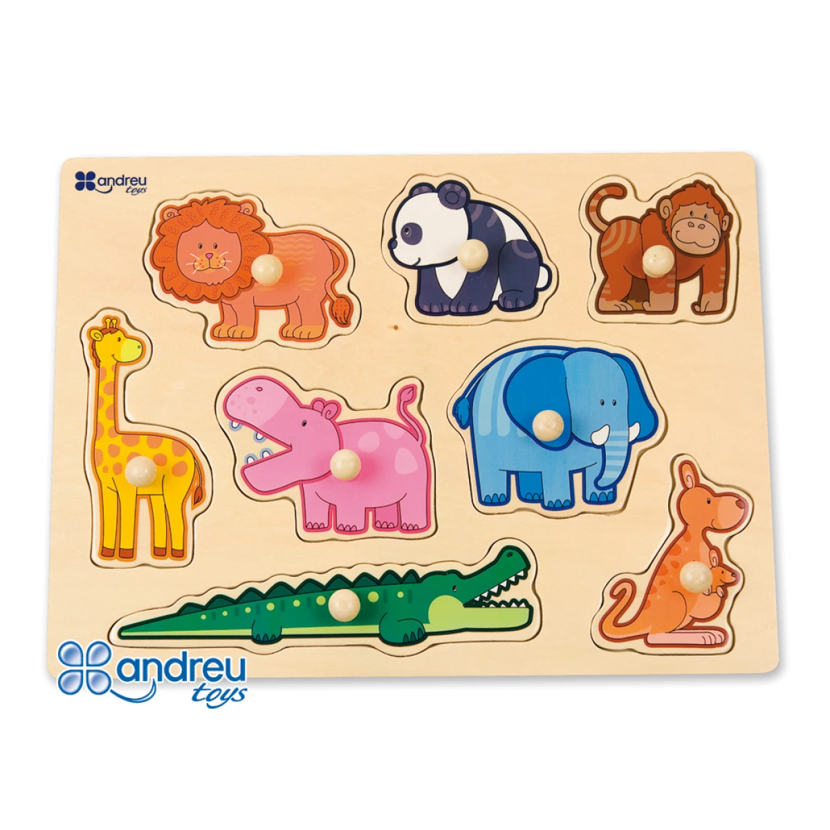 Galery – Puzzle andreutoys madeira selva 8 peças0