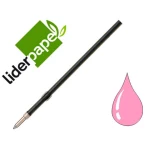 Thumbnail-Recarga esferografica liderpapel gummy touch retratil 1,0 mm tinta rosa pack 10 unidades