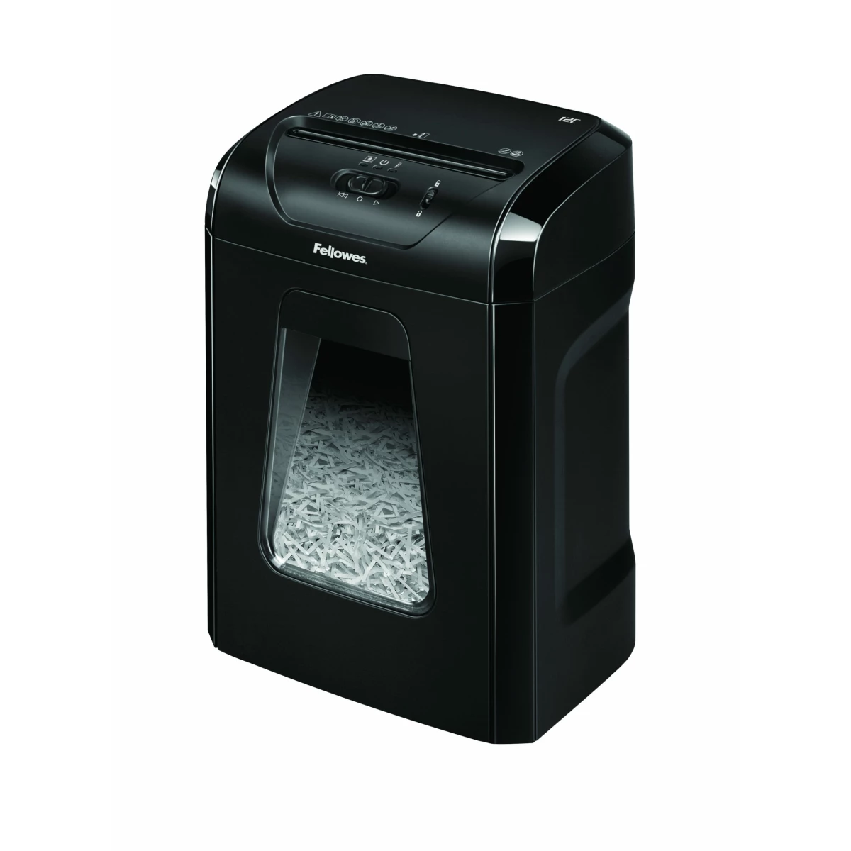 Galery – Fellowes Powershred 12C destruidora de papel Trituração transversal 22,5 cm Preto0