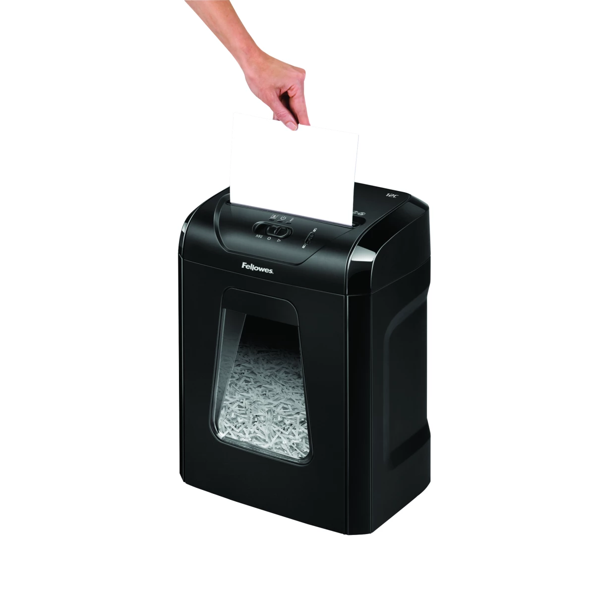 Galery – Fellowes Powershred 12C destruidora de papel Trituração transversal 22,5 cm Preto0