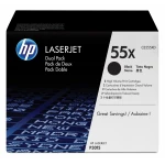 Galery – HP Conjunto Duplo de Toner LaserJet Original 55X Preto de elevada capacidade0