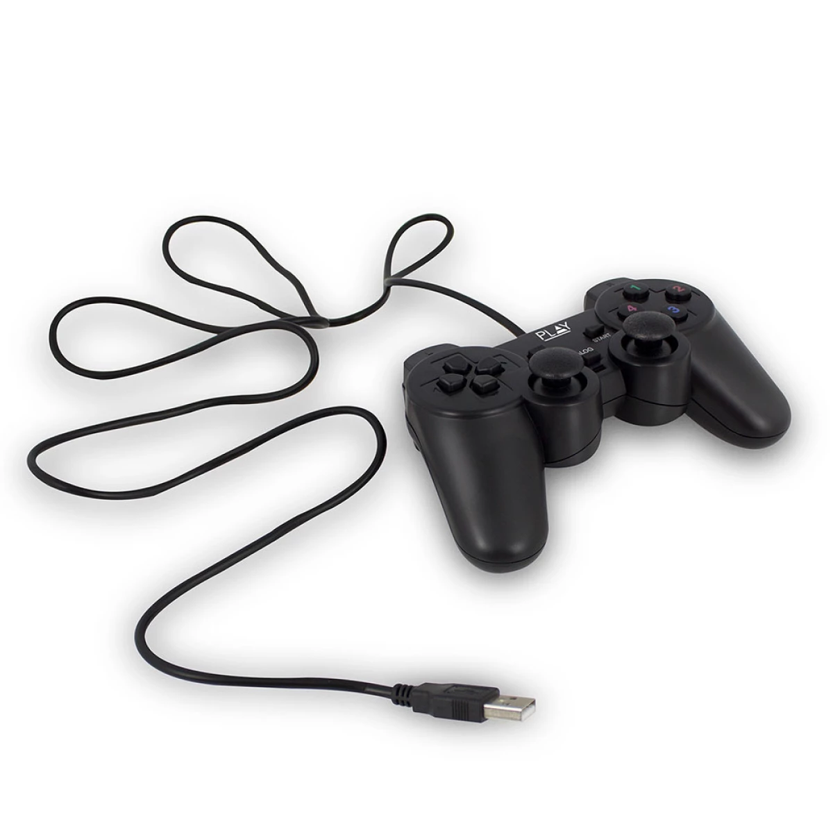 Galery – Ewent Play Preto USB 2.0 Gamepad Analógico / Digital PC0