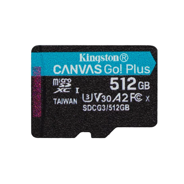 Thumbnail-Kingston Technology Canvas Go! Plus 512 GB MicroSD UHS-I Classe 10