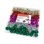 Galery – Lacos liderpapel fantasia pequenos cores metalizadas sortidas – 100 unidades0