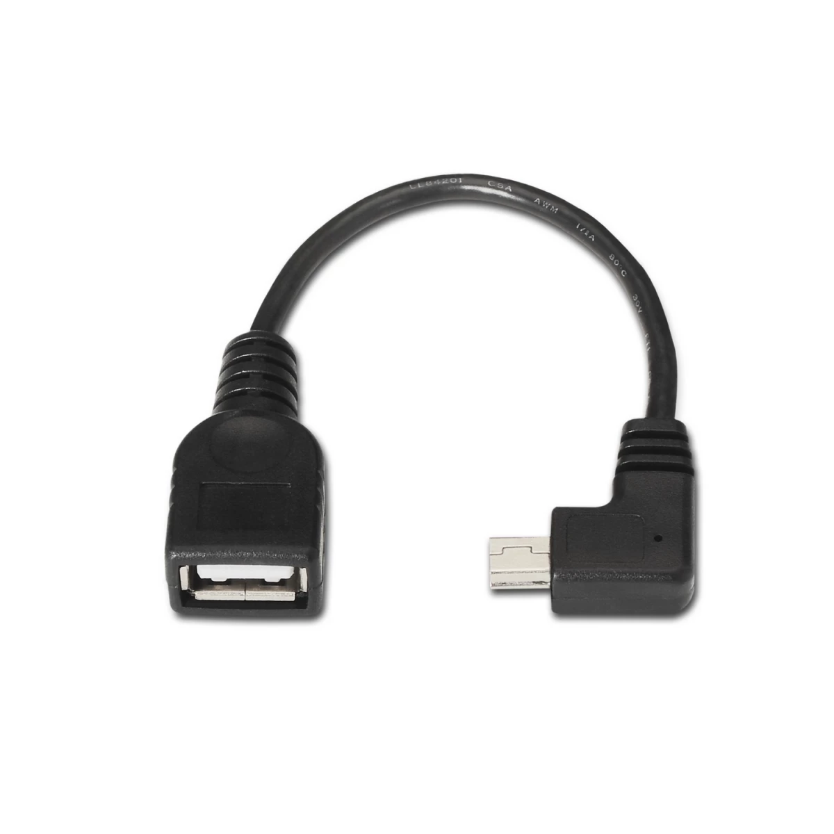 Galery – AISENS A101-0034 cabo USB 0,15 m USB 2.0 Mini-USB B USB A Preto0