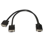 Galery – AISENS A113-0081 cabo VGA 0,45 m VGA (D-Sub) 2 x VGA (D-Sub) Preto0