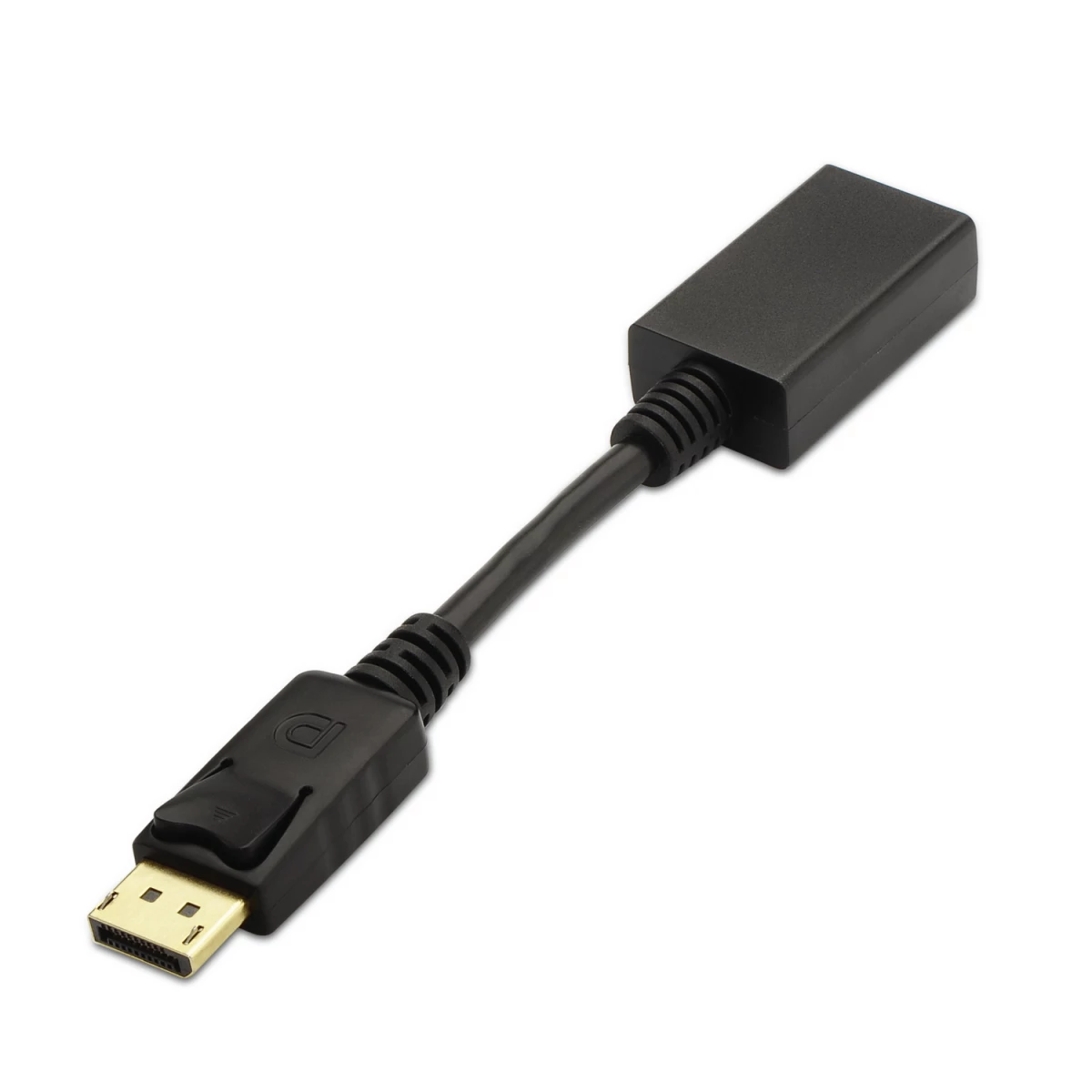 Galery – AISENS A125-0134 adaptador de cabo de vídeo 0,15 m DisplayPort HDMI Preto0