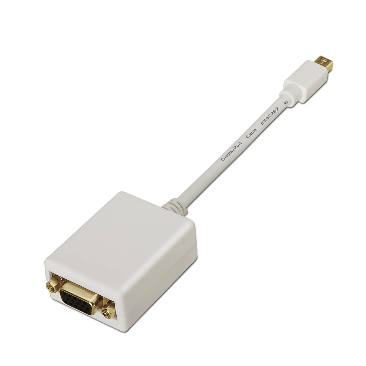 Thumbnail-AISENS A125-0136 adaptador de cabo de vídeo 0,15 m Mini DisplayPort VGA Branco