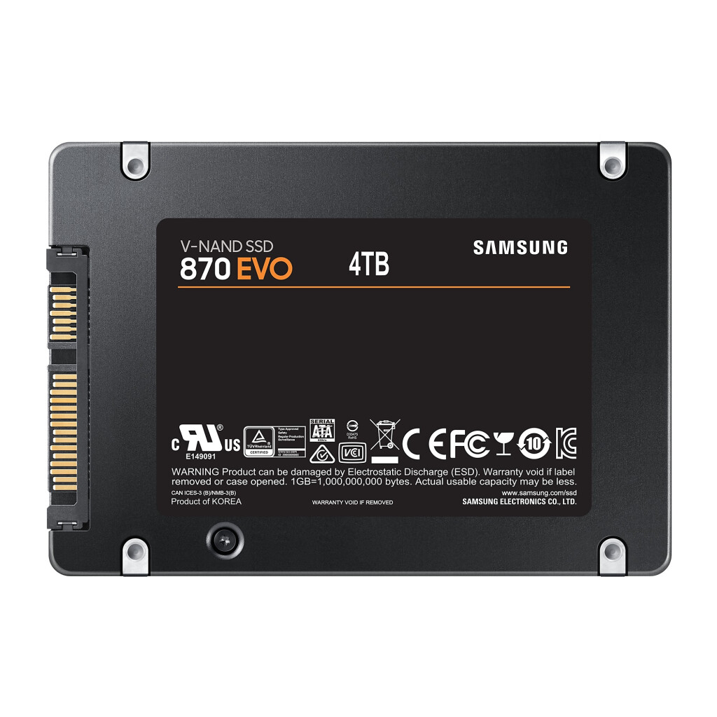 Thumbnail-Samsung 870 EVO 2.5″ 4 TB Serial ATA III V-NAND