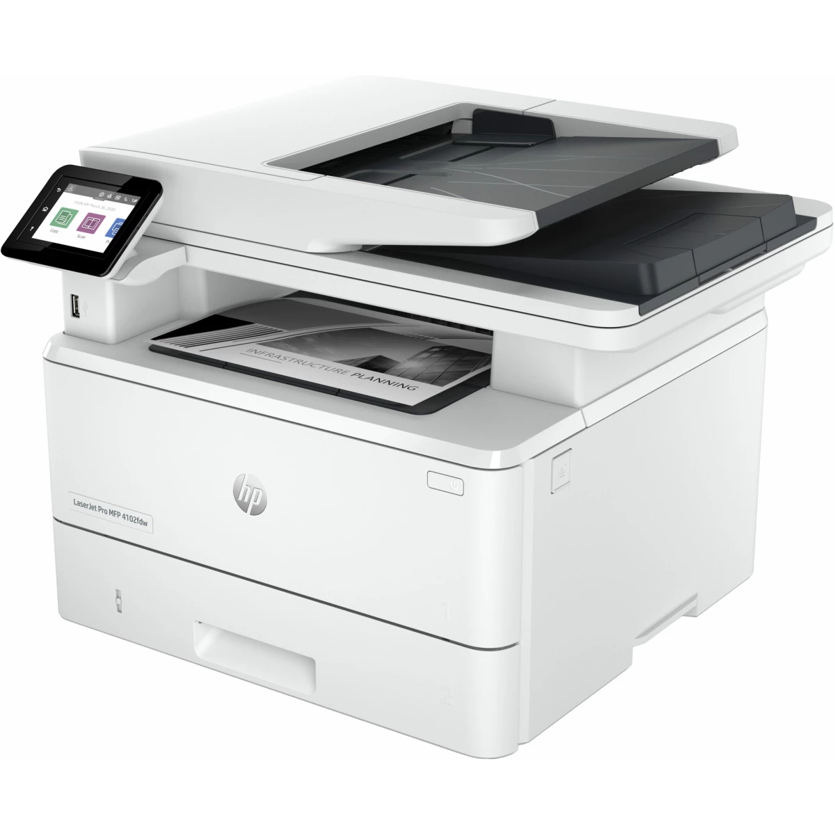 Galery – HP LaserJet Pro Multifunções 4102dw, Preto e branco, Impressora para Pequenas e médias empresas, Impressão, cópia, digitalização, Ligação sem fios; Compatibilidade com o Instant Ink; Impressão a partir do smartphone ou tablet; Alimentador automático de documentos0