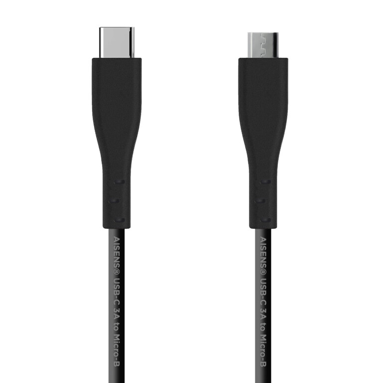 Thumbnail-AISENS A107-0350 cabo USB 2 m USB 2.0 USB C Micro-USB B Preto