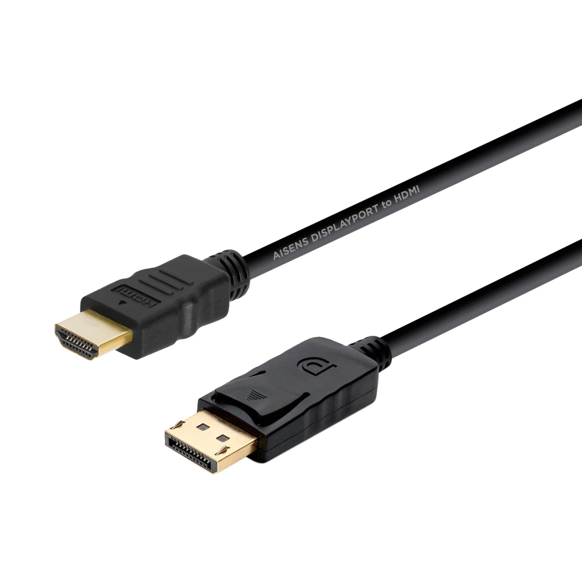 Thumbnail-AISENS A125-0364 adaptador de cabo de vídeo 2 m DisplayPort HDMI Preto