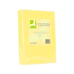 Galery – Papel de cor q-connect din a4 80 gr amarelo embalagem de 500 folhas0