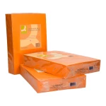 Galery – Papel de cor q-connect din a4 80 gr laranja intenso embalagem de 500 folhas0