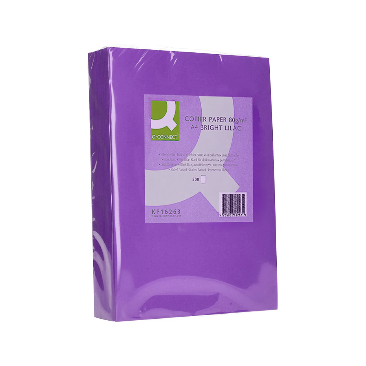 Galery – Papel de cor q-connect din a4 80 gr lilas embalagem de 500 folhas0