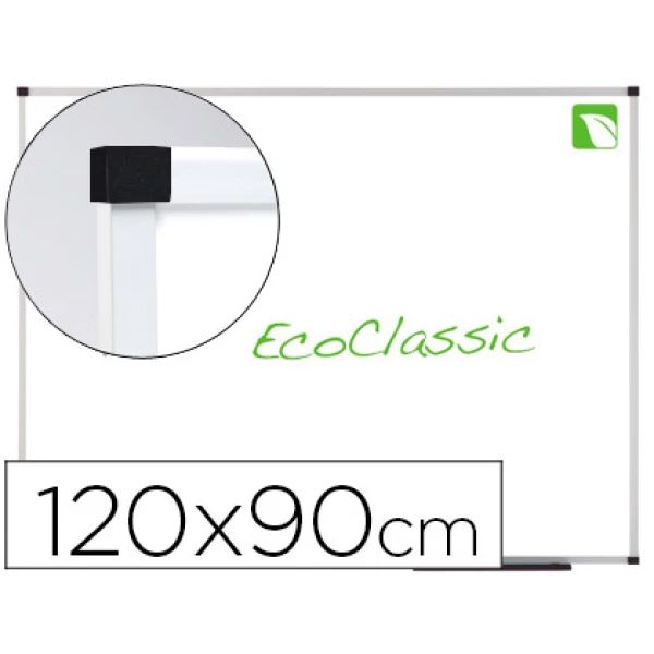 Thumbnail-Quadro branco nobo eco classic ecologica magnetico de aco vitrificado 120×90 cm