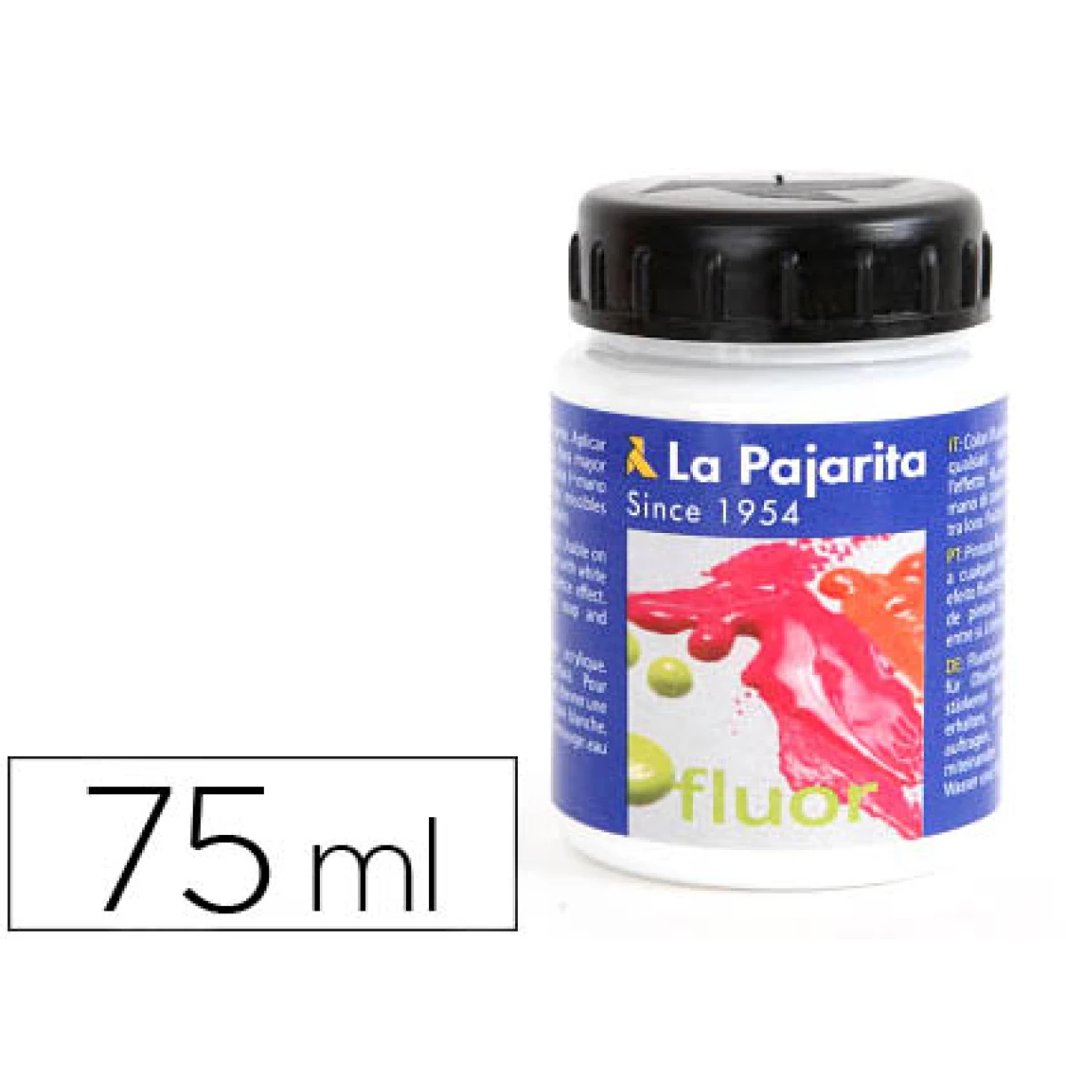 Thumbnail-Pintura latex la pajarita f-00 branco fluorescente 75ml