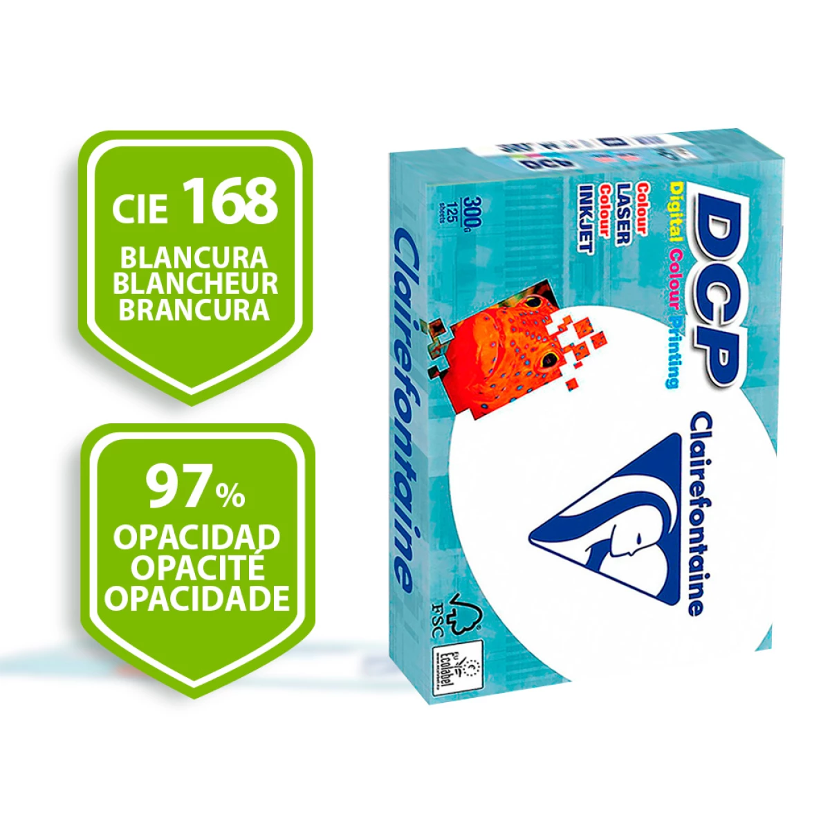 Galery – Papel fotocopia clairefontaine din a4 300 gr embalagem de 125 folhas0