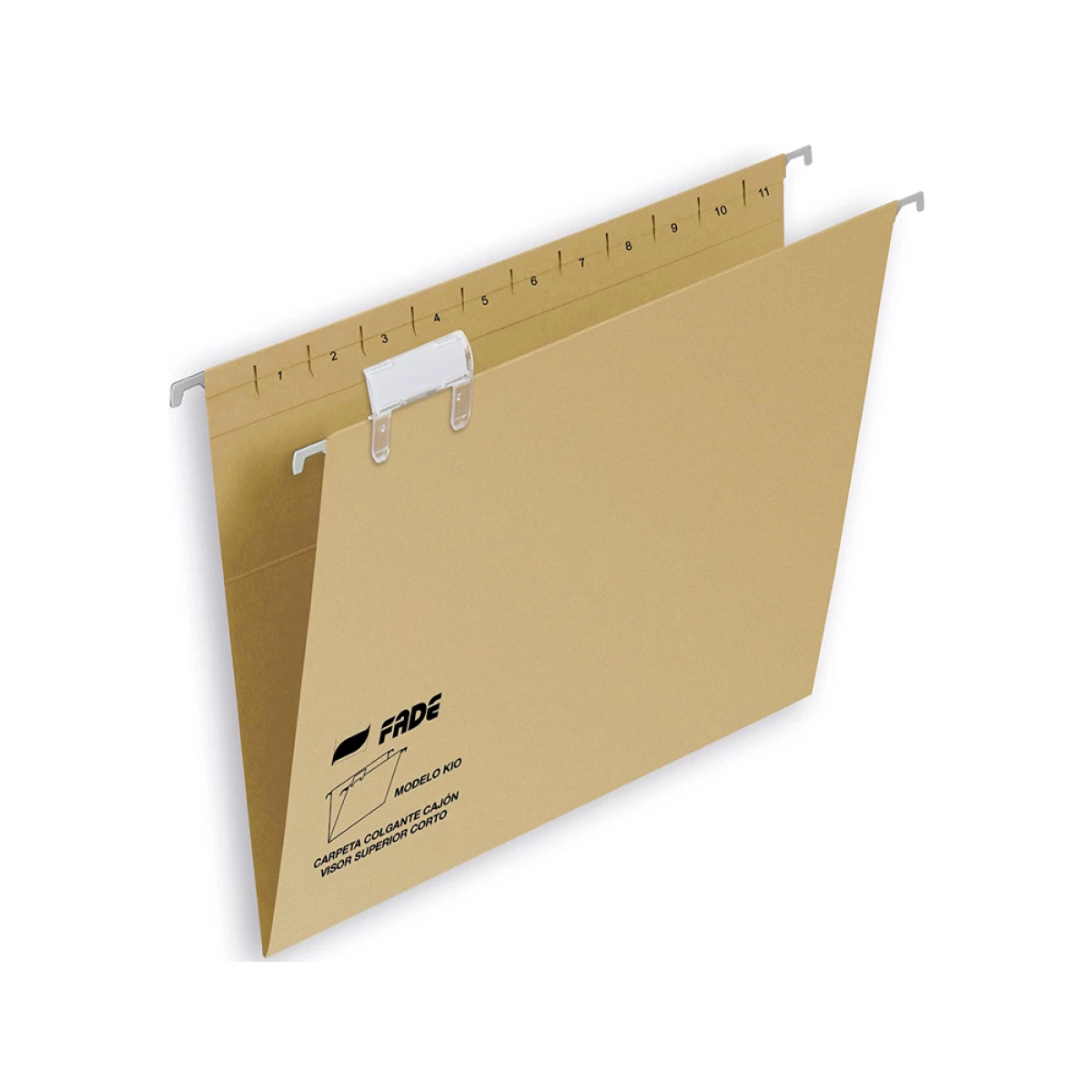 Galery – Capas de suspensao hamelin folio visor superior kraft eco – 50 unidades0