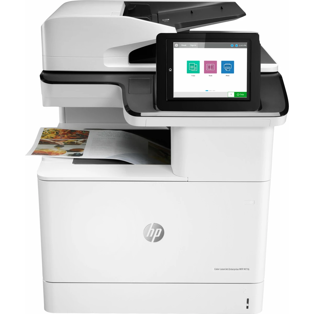 Thumbnail-HP Color LaserJet Enterprise Multifunções M776dn, Color, Impressora para Impressão, cópia, digitalização e fax opcional, Impressão frente e verso; Digitalização frente e verso; Digitalização para e-mail