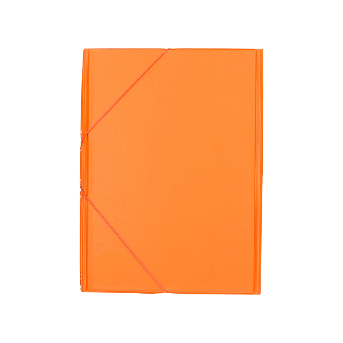 Galery – Pasta de elasticos liderpapel plastico folio aba cor laranja0