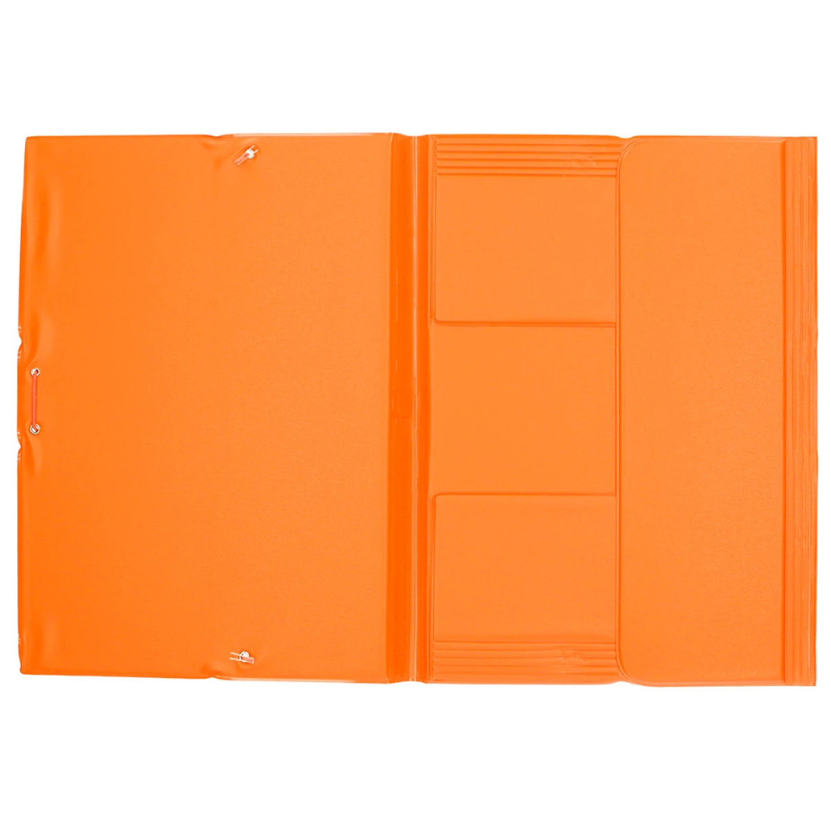 Galery – Pasta de elasticos liderpapel plastico folio aba cor laranja0