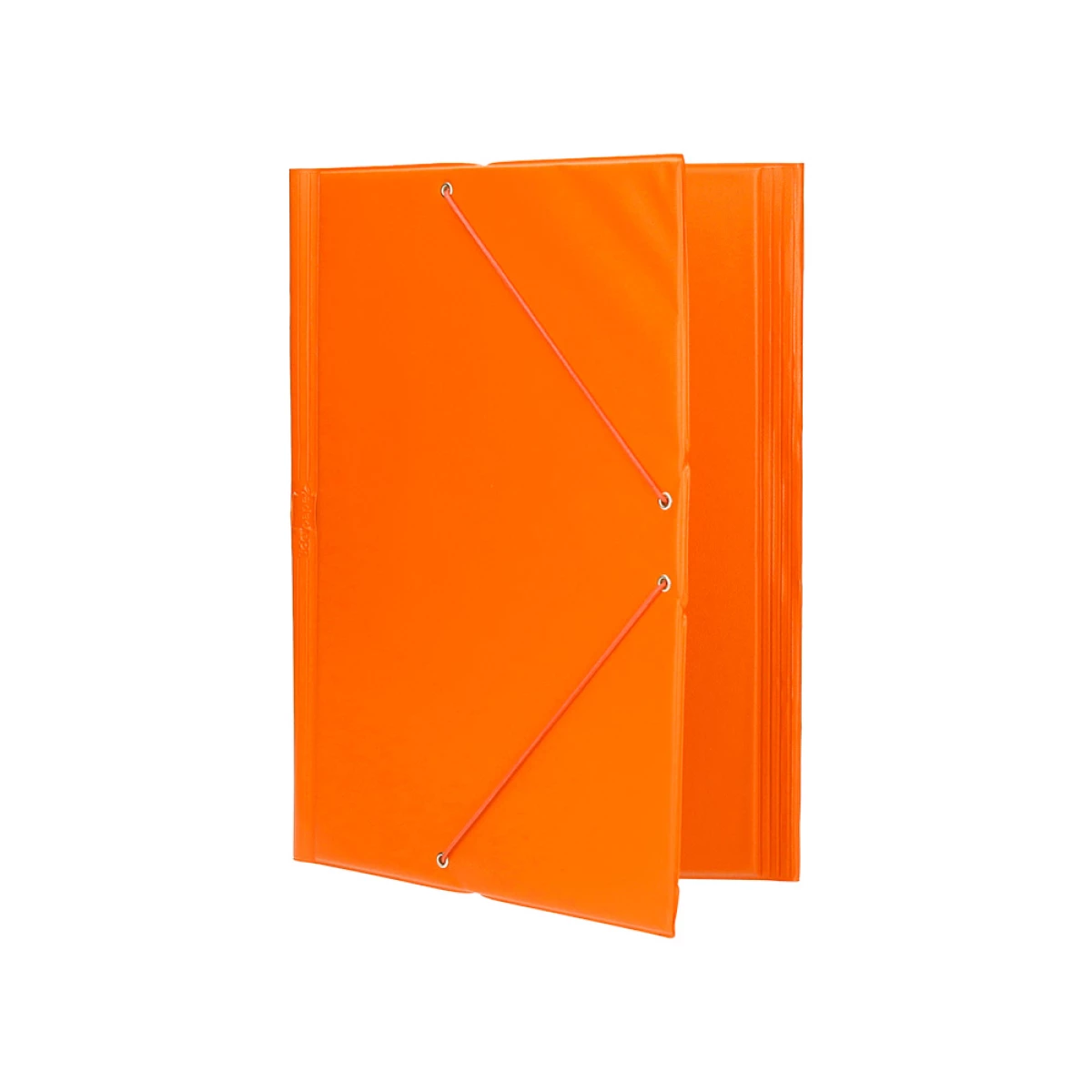 Galery – Pasta de elasticos liderpapel plastico folio aba cor laranja0