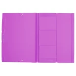 Galery – Pasta de elasticos liderpapel plastico folio aba cor lilas0