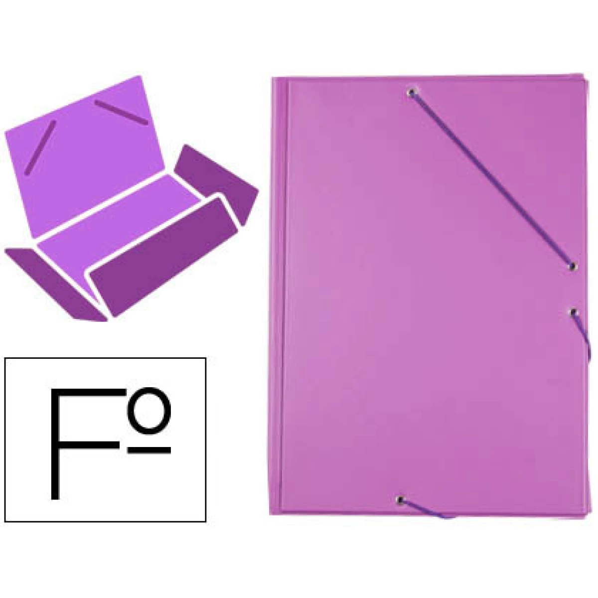 Thumbnail-Pasta de elasticos liderpapel plastico folio aba cor lilas
