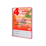 Galery – Caderno espiral liderpapel quarto inspire capa extradura 80 f 80 gr cuadriculado pautado 4 mm com margem cores sortidas0