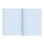 Galery – Caderno espiral liderpapel quarto inspire capa extradura 80 f 80 gr cuadriculado pautado 5 mm com margem cores sortidas0