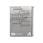 Galery – Caderno espiral liderpapel quarto inspire capa extradura 80 f 80 gr cuadriculado pautado 5 mm com margem cores sortidas0