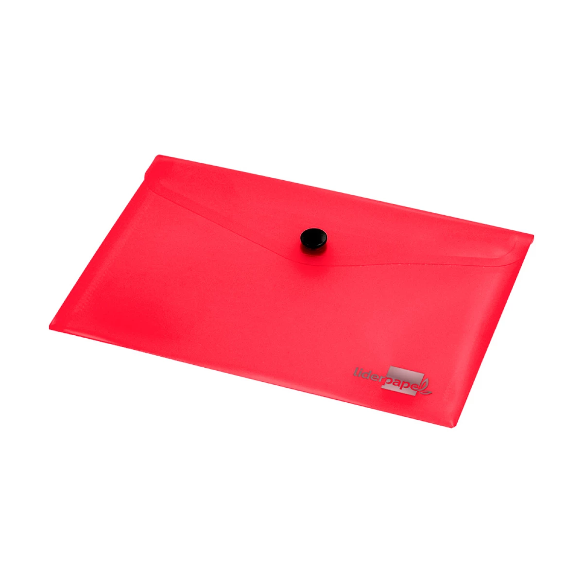 Galery – Bolsa porta documentos liderpapel com mola din a6 vermelho transparente0