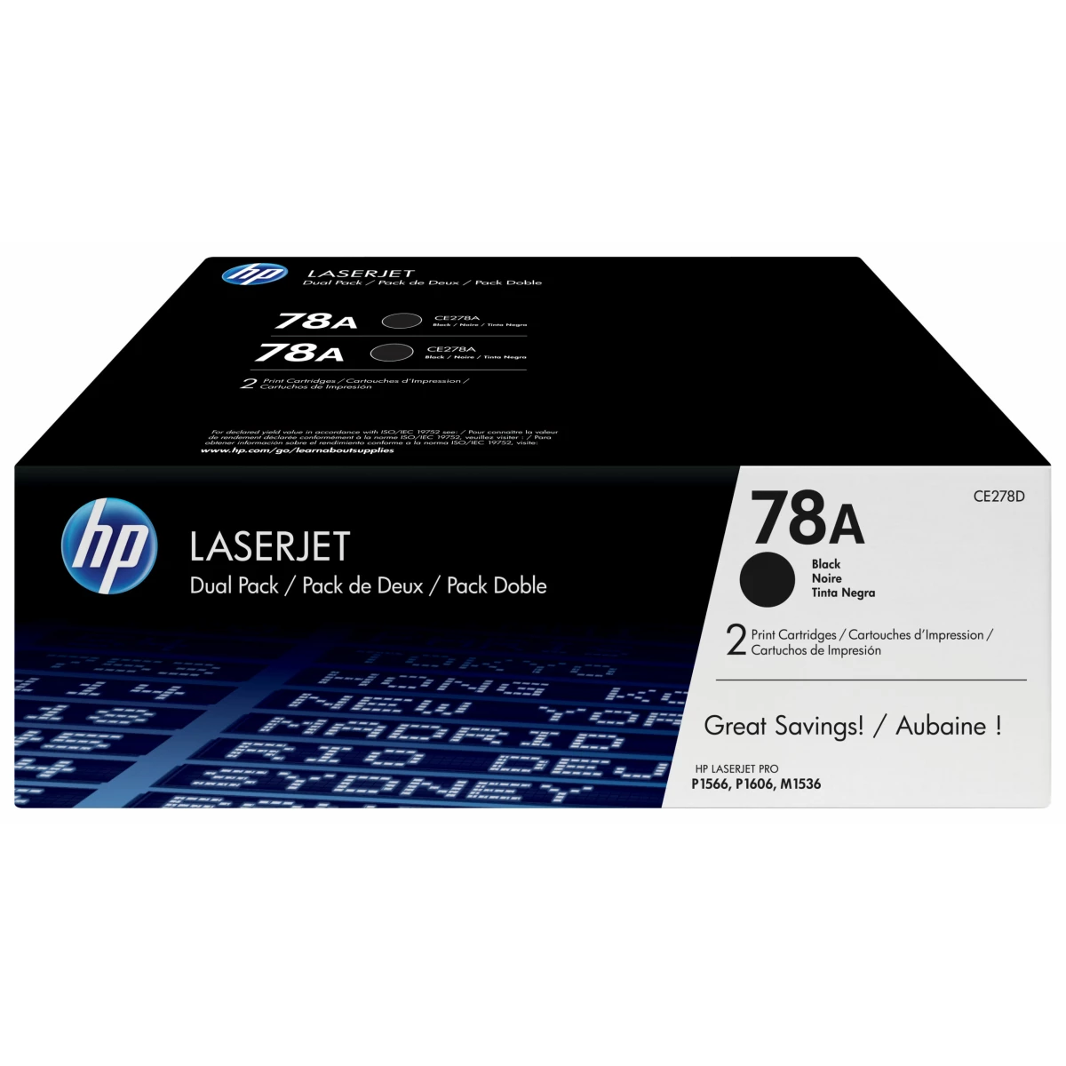 Galery – HP Conjunto Duplo de Toner LaserJet Original 78A Preto0