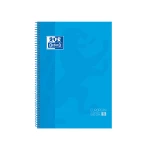 Galery – Caderno espiral oxford capa extradura microperfurado din a4 80 f quadricula 5 mm cor turquesa0