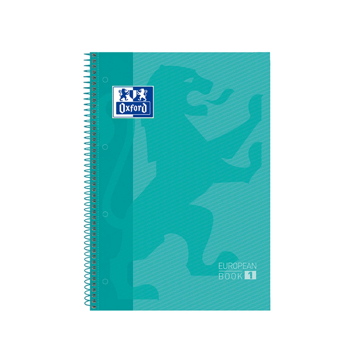 Galery – Caderno espiral oxford capa extradura microperfurado din a4 80 f quadricula 5 mm cor menta gelo0