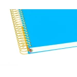 Galery – Caderno espiral liderpapel din a4 antartik capa forrada 120 f 100 gr pautado 5 bandas cor azul0