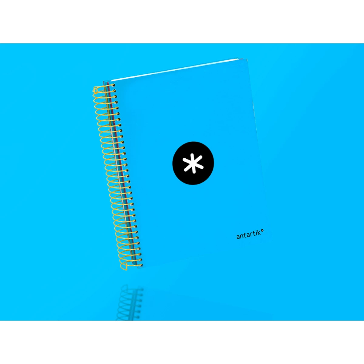 Galery – Caderno espiral liderpapel din a5 antartik capa forrada 120 f 100 gr quadricula 5 mm 5 bandas cor azul0