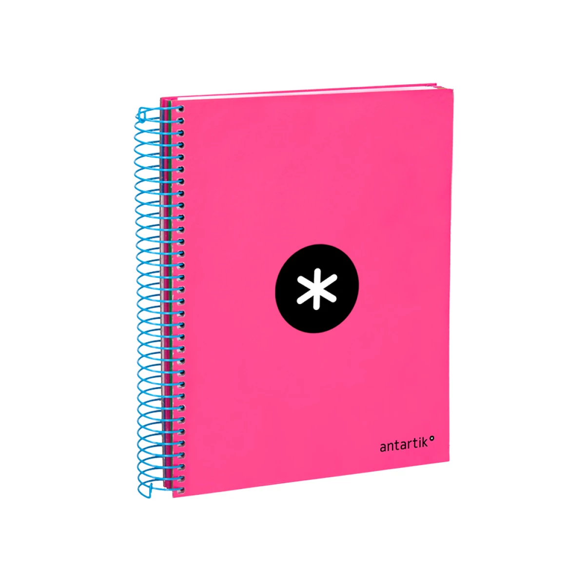 Galery – Caderno espiral liderpapel din a5 antartik capa forrada 120 f 100 gr pautado 5 mm 5 bandas cor rosa0