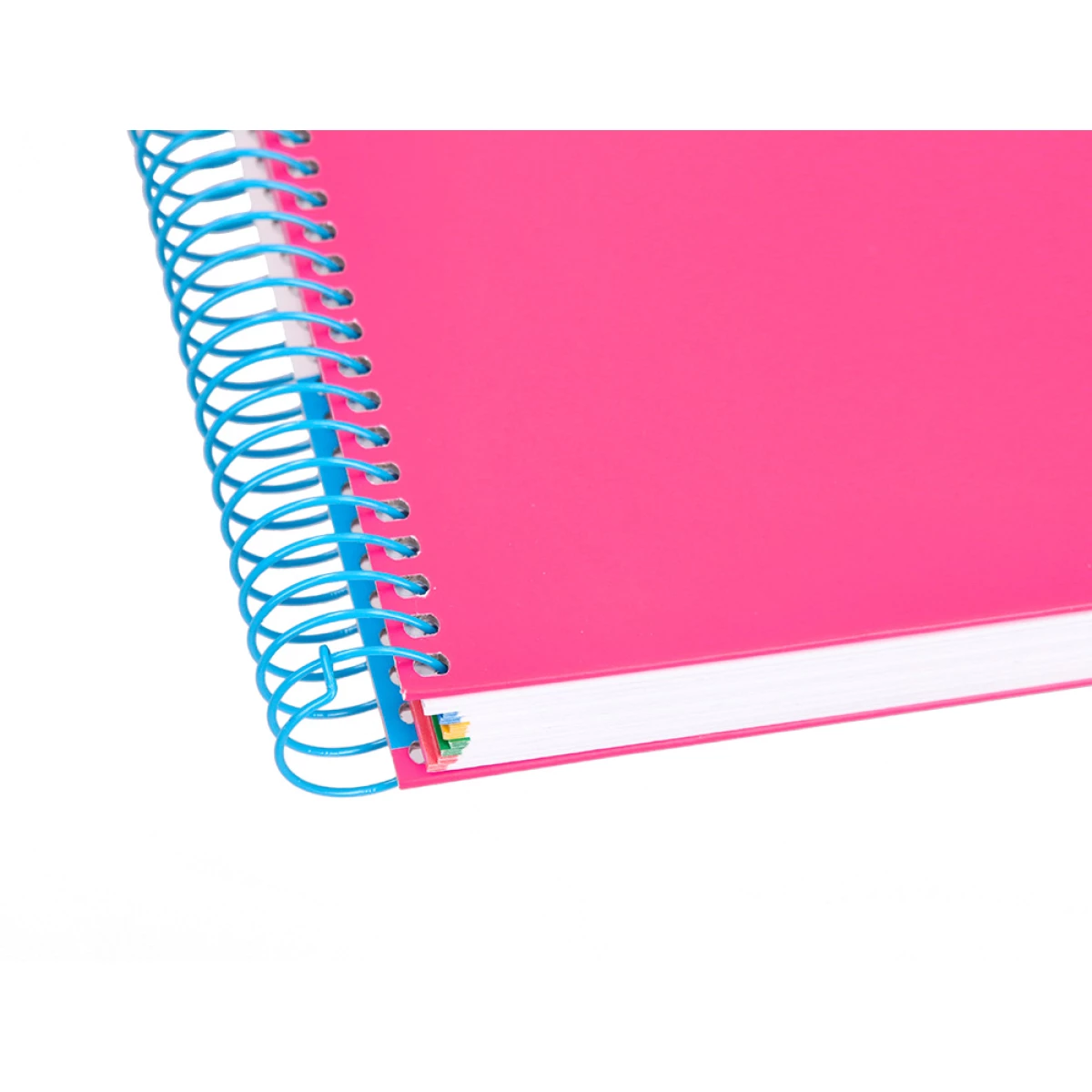 Galery – Caderno espiral liderpapel din a5 antartik capa forrada 120 f 100 gr pautado 5 mm 5 bandas cor rosa0