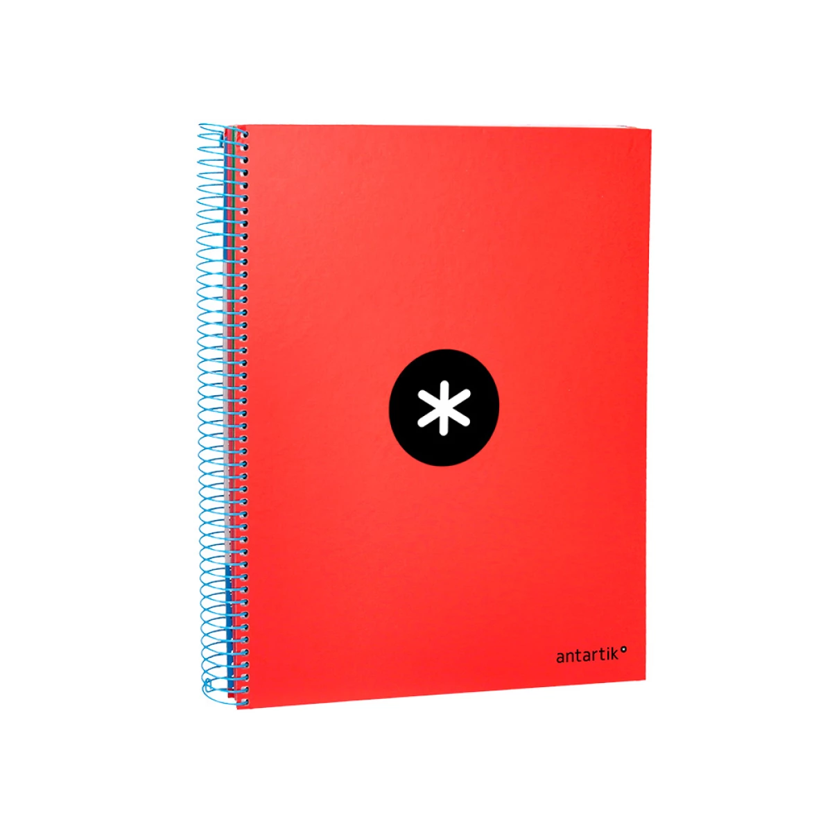 Galery – Caderno espiral liderpapel din a4 antartik capa forrada 120 f 100 gr quadricula 5 mm 5 bandas de cores cor vermelho0