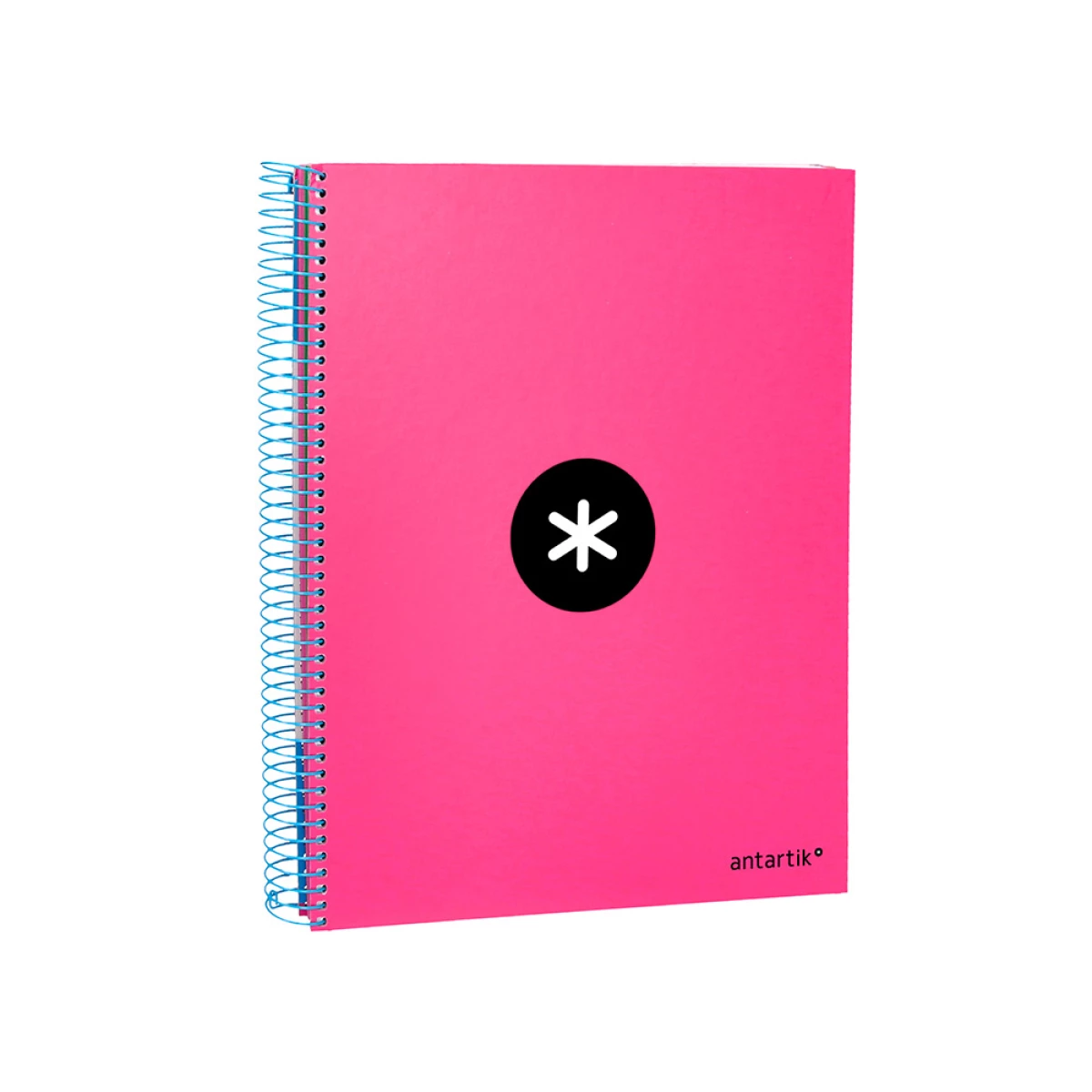 Galery – Caderno espiral liderpapel din a4 antartik capa forrada 120 f 100 gr quadricula 5 mm 5 bandas de cores cor rosa f.0