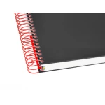 Galery – Caderno espiral liderpapel din a4 antartik capa forrada 120 f 100 gr quadricula 5 mm 5 bandas de cores cor preto0