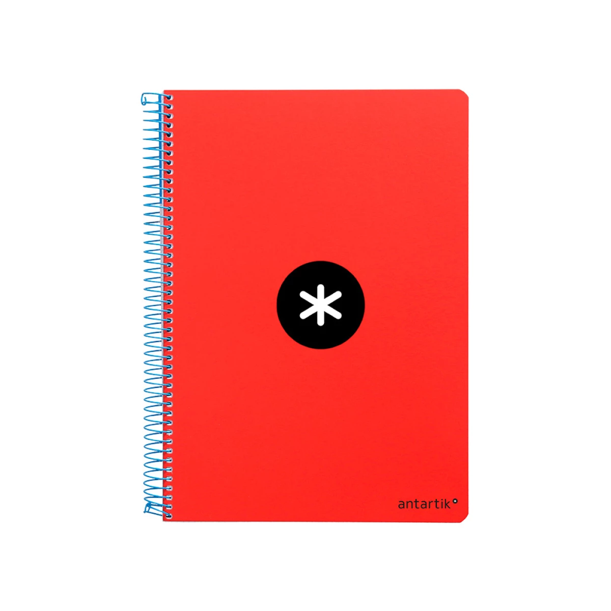 Galery – Caderno espiral liderpapel din a5 antartik capa dura 80 f 100 gr quadricula 5 mm com margem cor vermelho0