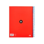 Galery – Caderno espiral liderpapel din a4 antartik capa forrada 120 f 100 gr quadricula 5mm 5 bandas de cores cores sortidas – 12 unidades0