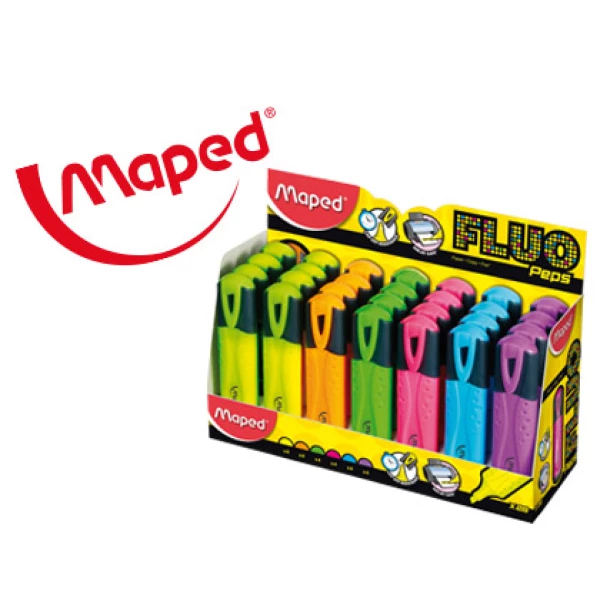 Thumbnail-Marcador maped fluo peps classic expositor de 28 unidades cores sortidas