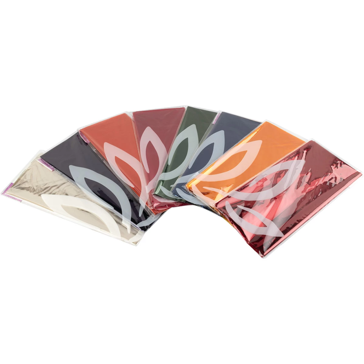 Galery – Papel celofane liderpapel 50×70 expositor 56 bolsas de 5 folhas 8 cores sortidas0