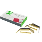 Galery – Encadernador fastener q-connect dourado caixa de 50 unidades0