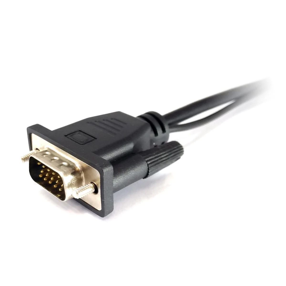 Galery – Equip 119038 adaptador de cabo de vídeo 0,2 m VGA (D-Sub) + 3.5mm DVI-D + USB Preto0